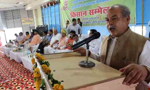 किसानों की मेहनत से कृषि क्षेत्र में अग्रणी राज्य बना मध्यप्रदेश : पवैया