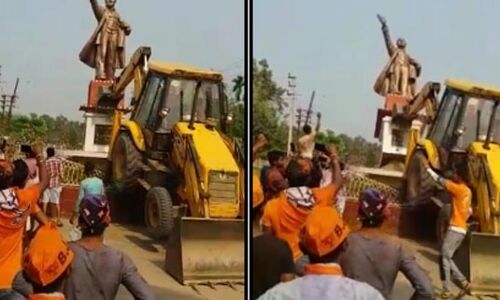 सवाल तो यह है ...लेनिन की मूर्ति थी ही क्यों ?